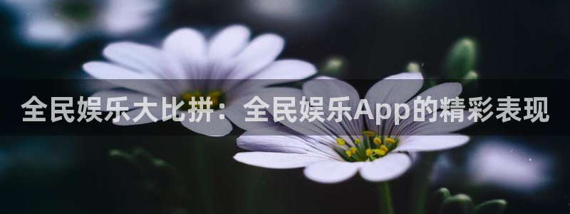 摩登7登录：全民娱乐大比拼：全民娱乐App的精彩表现