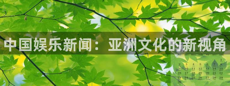 摩登7 lite注册：中国娱乐新闻：亚洲文化的新视角